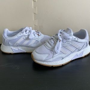 Adidas Tresc Run J Triple White Boost Running